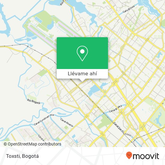 Mapa de Toxsti, Carrera 100 22K Fontibón, Bogotá, D.C., 110911