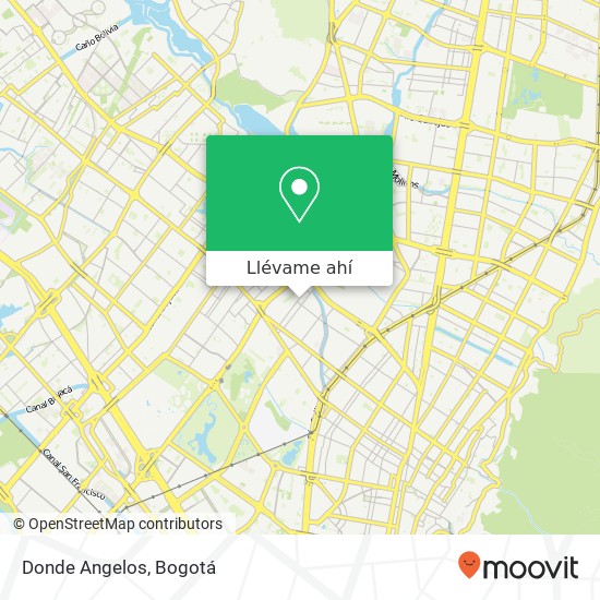 Mapa de Donde Angelos, Calle 78A 64 Barrios Unidos, Bogotá, D.C., 111211