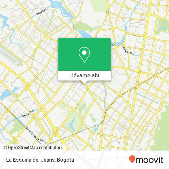 Mapa de La Esquina del Jeans, Avenida Calle 72 68F Engativá, Bogotá, D.C., 111061