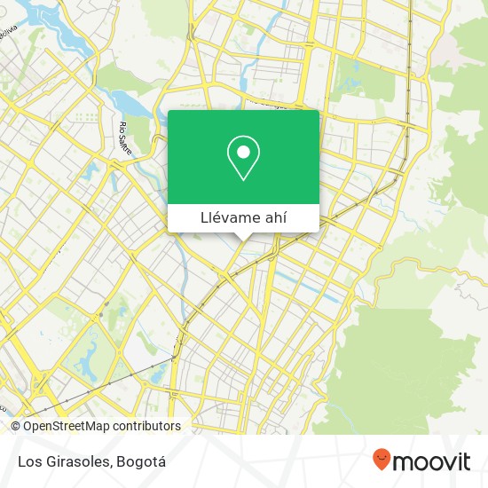 Mapa de Los Girasoles, Avenida Carrera 50 91 Barrios Unidos, Bogotá, D.C., 111211