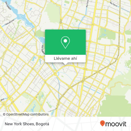 Mapa de New York Shoes, Avenida Calle 100 67 Suba, Bogotá, D.C., 111121