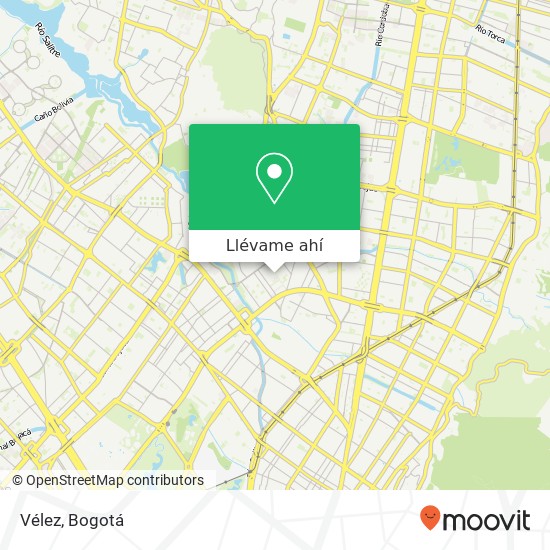 Mapa de Vélez, Calle 100 69 Suba, Bogotá, D.C., 111021