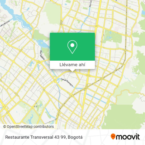 Mapa de Restaurante Transversal 43 99