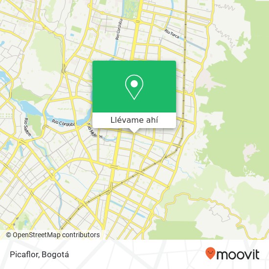 Mapa de Picaflor, Avenida Carrera 19 114A Usaquén, Bogotá, d.C., 110111