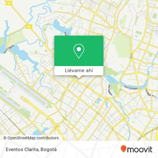 Mapa de Eventos Clarita, 35 Transversal 94 Calle 80C Engativá, Bogotá, D.C., 111021