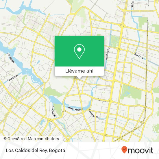 Mapa de Los Caldos del Rey, 40 Carrera 59B 129 Suba, Bogotá, 111111