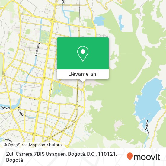 Mapa de Zut, Carrera 7BIS Usaquén, Bogotá, D.C., 110121