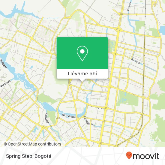 Mapa de Spring Step, Avenida Carrera 58 131 Suba, Bogotá, D.C., 111111