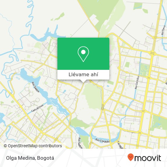 Mapa de Olga Medina, Carrera 91 135B Suba, Bogotá, D.C., 111121