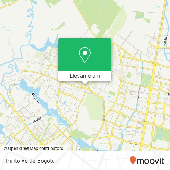 Mapa de Punto Verde, 25 Carrera 92 145B Suba, Bogotá, 111161