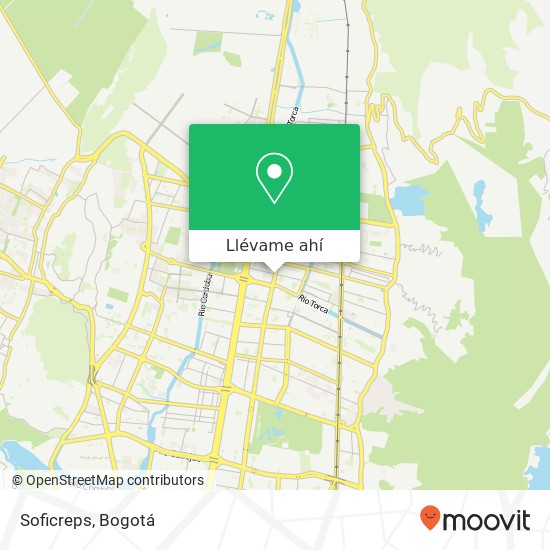 Mapa de Soficreps, Avenida Carrera 19 154 Usaquén, Bogotá, D.C., 110131