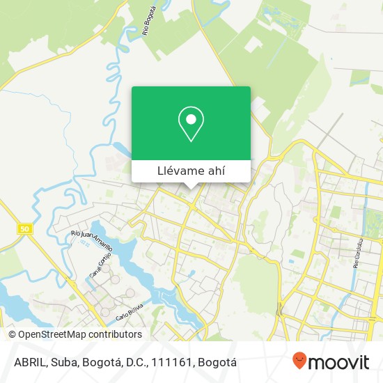 Mapa de ABRIL, Suba, Bogotá, D.C., 111161