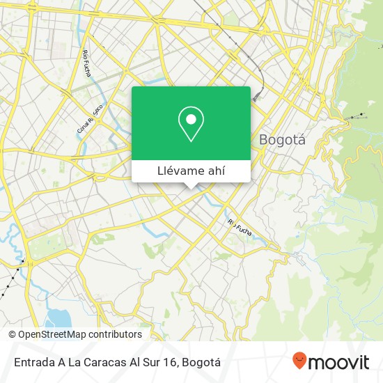 Mapa de Entrada A La Caracas Al Sur 16