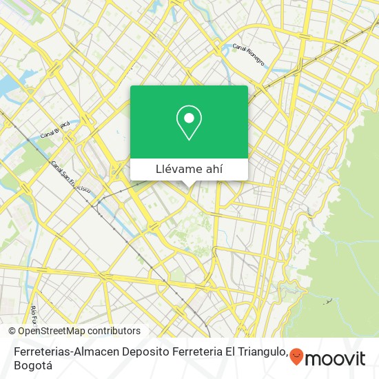 Mapa de Ferreterias-Almacen Deposito Ferreteria El Triangulo