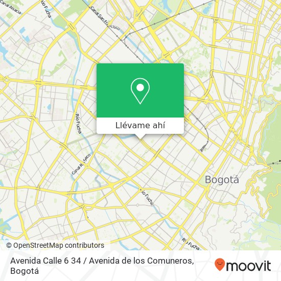 Mapa de Avenida Calle 6 34 / Avenida de los Comuneros