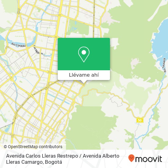 Mapa de Avenida Carlos Lleras Restrepo / Avenida Alberto Lleras Camargo