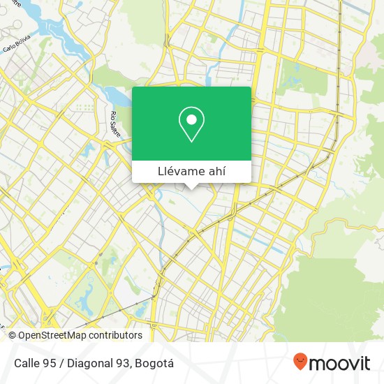 Mapa de Calle 95 / Diagonal 93