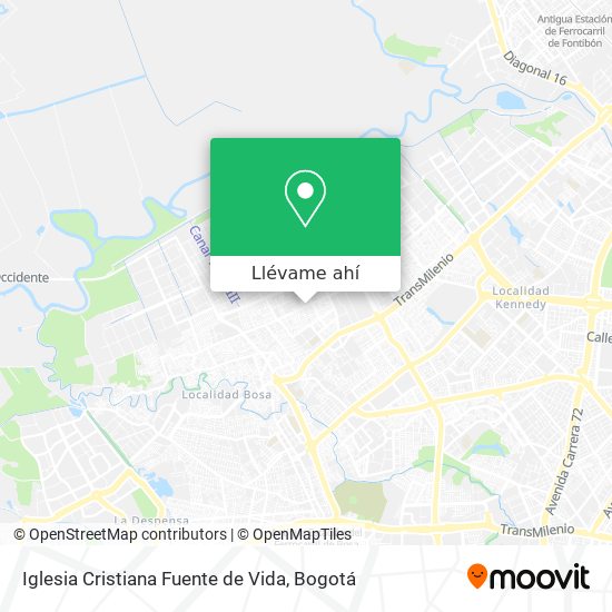 Mapa de Iglesia Cristiana Fuente de Vida