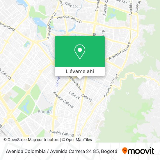 Mapa de Avenida Colombia / Avenida Carrera 24 85