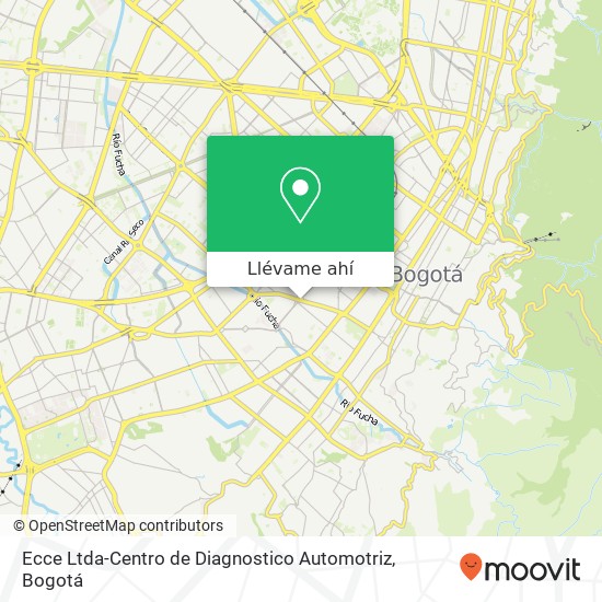 Mapa de Ecce Ltda-Centro de Diagnostico Automotriz