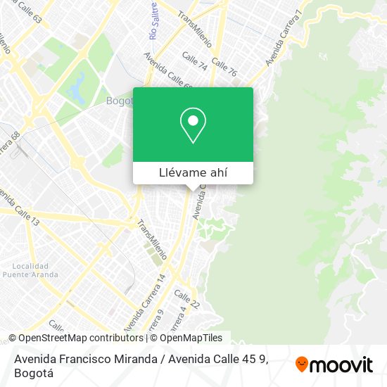 Mapa de Avenida Francisco Miranda / Avenida Calle 45 9
