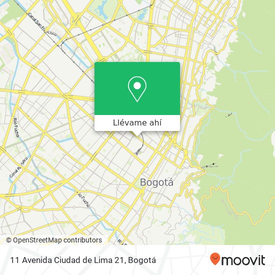 Mapa de 11 Avenida Ciudad de Lima 21