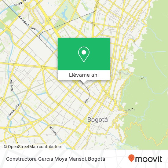 Mapa de Constructora-Garcia Moya Marisol