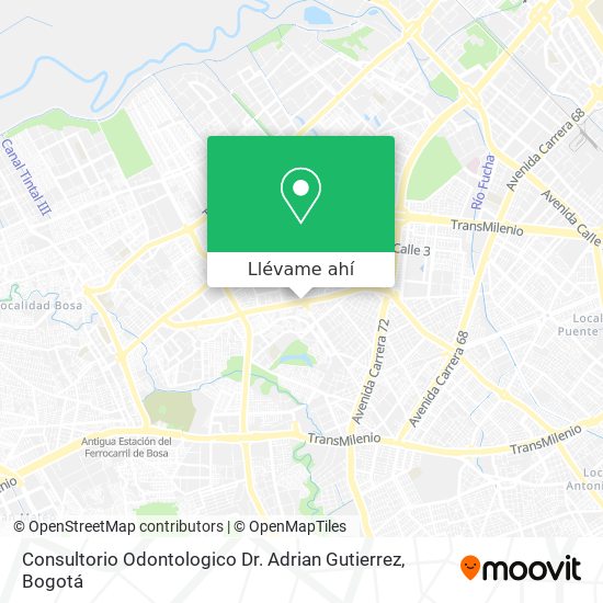 Mapa de Consultorio Odontologico Dr. Adrian Gutierrez