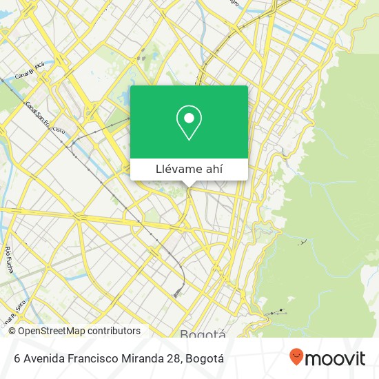 Mapa de 6 Avenida Francisco Miranda 28