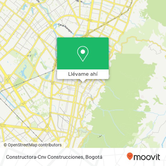 Mapa de Constructora-Cnv Construcciones