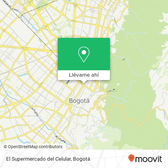 Mapa de El Supermercado del Celular