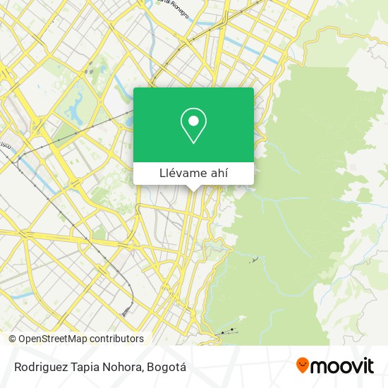 Mapa de Rodriguez Tapia Nohora