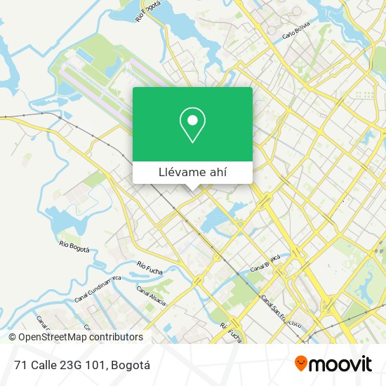 Mapa de 71 Calle 23G 101