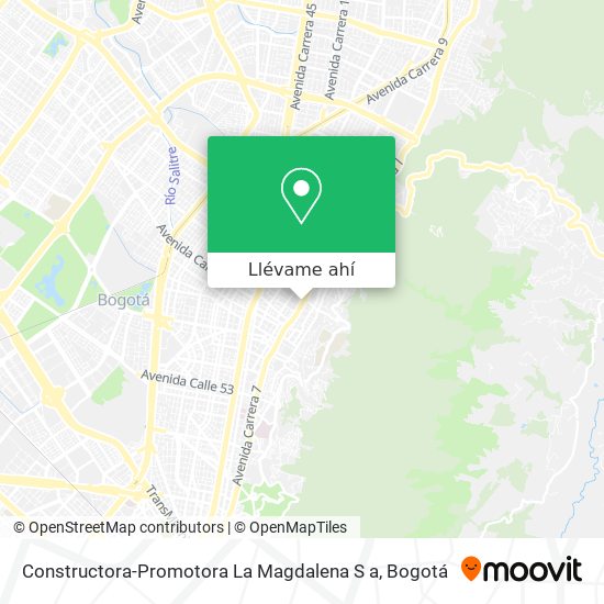 Mapa de Constructora-Promotora La Magdalena S a