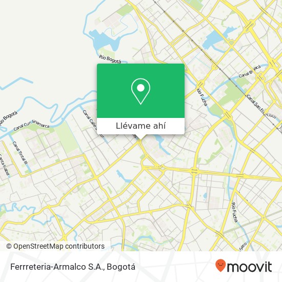 Mapa de Ferrreteria-Armalco S.A.