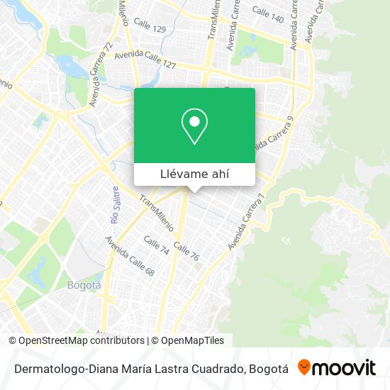 Mapa de Dermatologo-Diana María Lastra Cuadrado