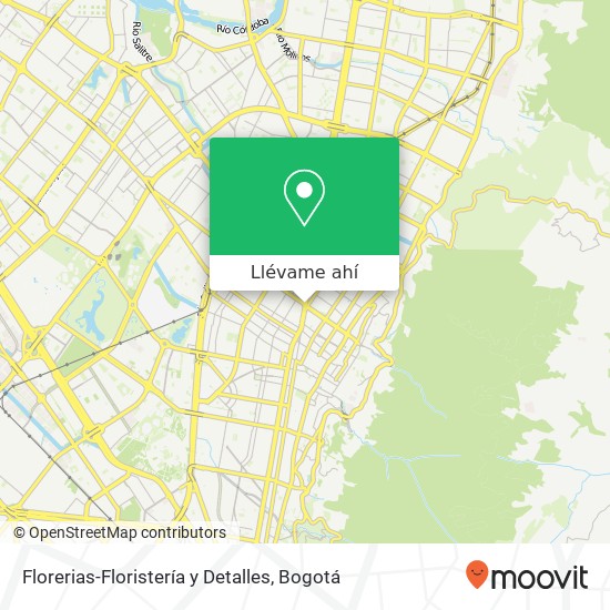 Mapa de Florerias-Floristería y Detalles