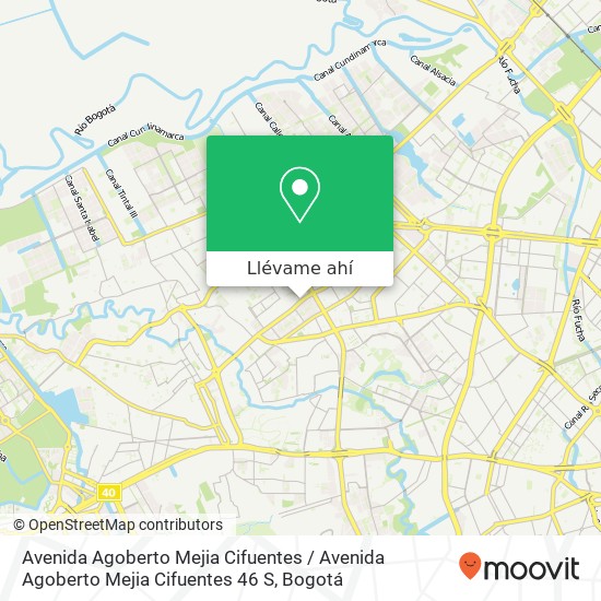 Mapa de Avenida Agoberto Mejia Cifuentes / Avenida Agoberto Mejia Cifuentes 46 S