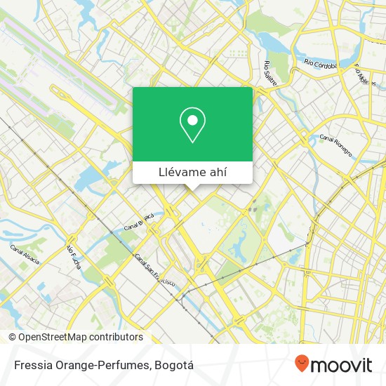 Mapa de Fressia Orange-Perfumes