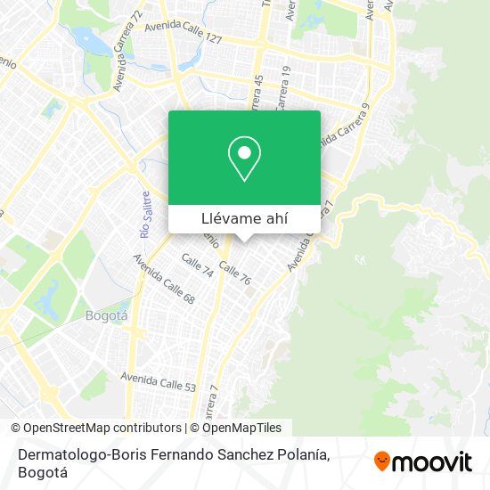 Mapa de Dermatologo-Boris Fernando Sanchez Polanía