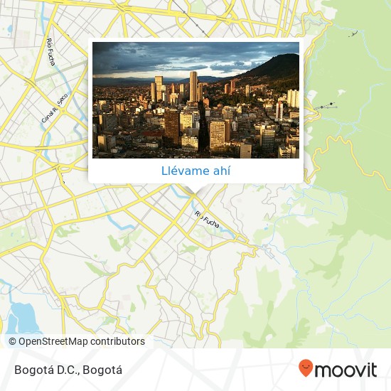 Mapa de Bogotá D.C.