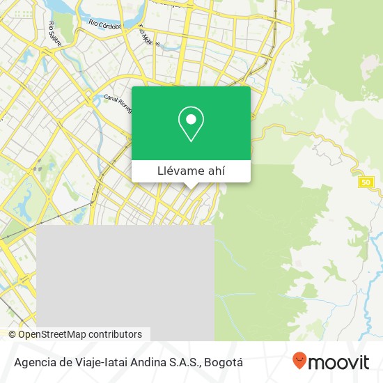 Mapa de Agencia de Viaje-Iatai Andina S.A.S.