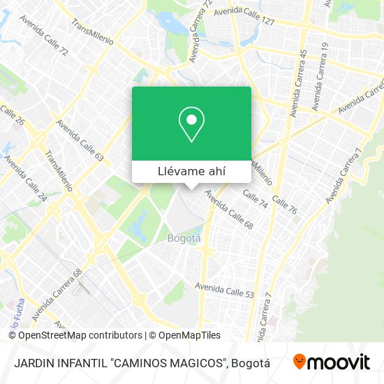 Mapa de JARDIN INFANTIL "CAMINOS MAGICOS"