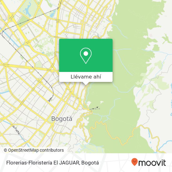 Mapa de Florerias-Floristería El JAGUAR