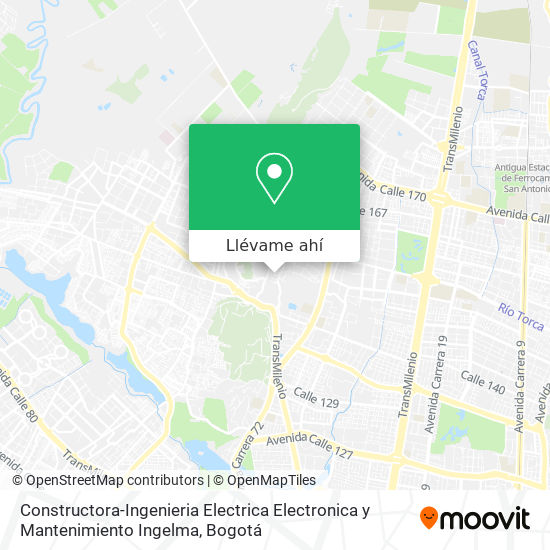 Mapa de Constructora-Ingenieria Electrica Electronica y Mantenimiento Ingelma