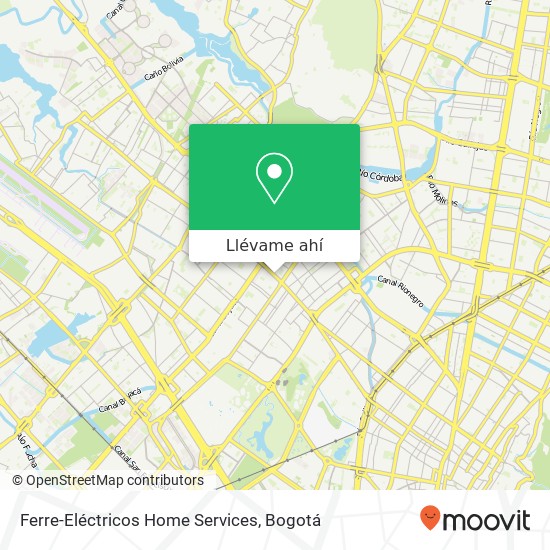 Mapa de Ferre-Eléctricos Home Services