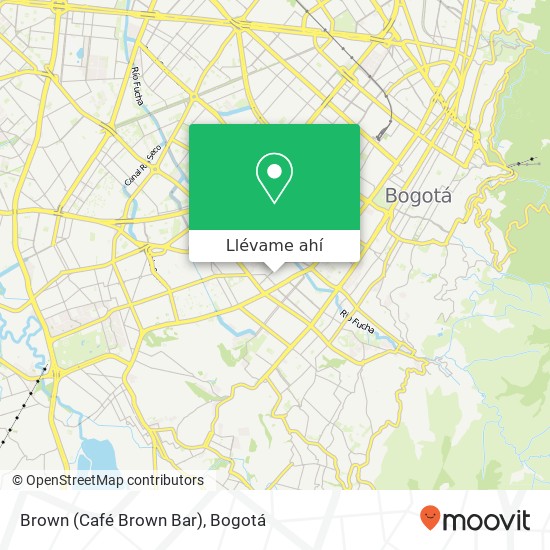 Mapa de Brown (Café Brown Bar)