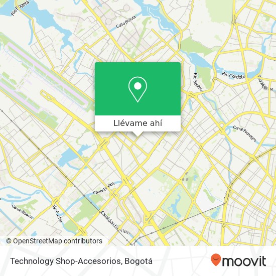 Mapa de Technology Shop-Accesorios