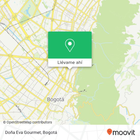 Mapa de Doña Eva Gourmet