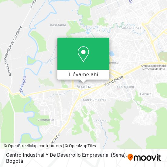 Mapa de Centro Industrial Y De Desarrollo Empresarial (Sena)